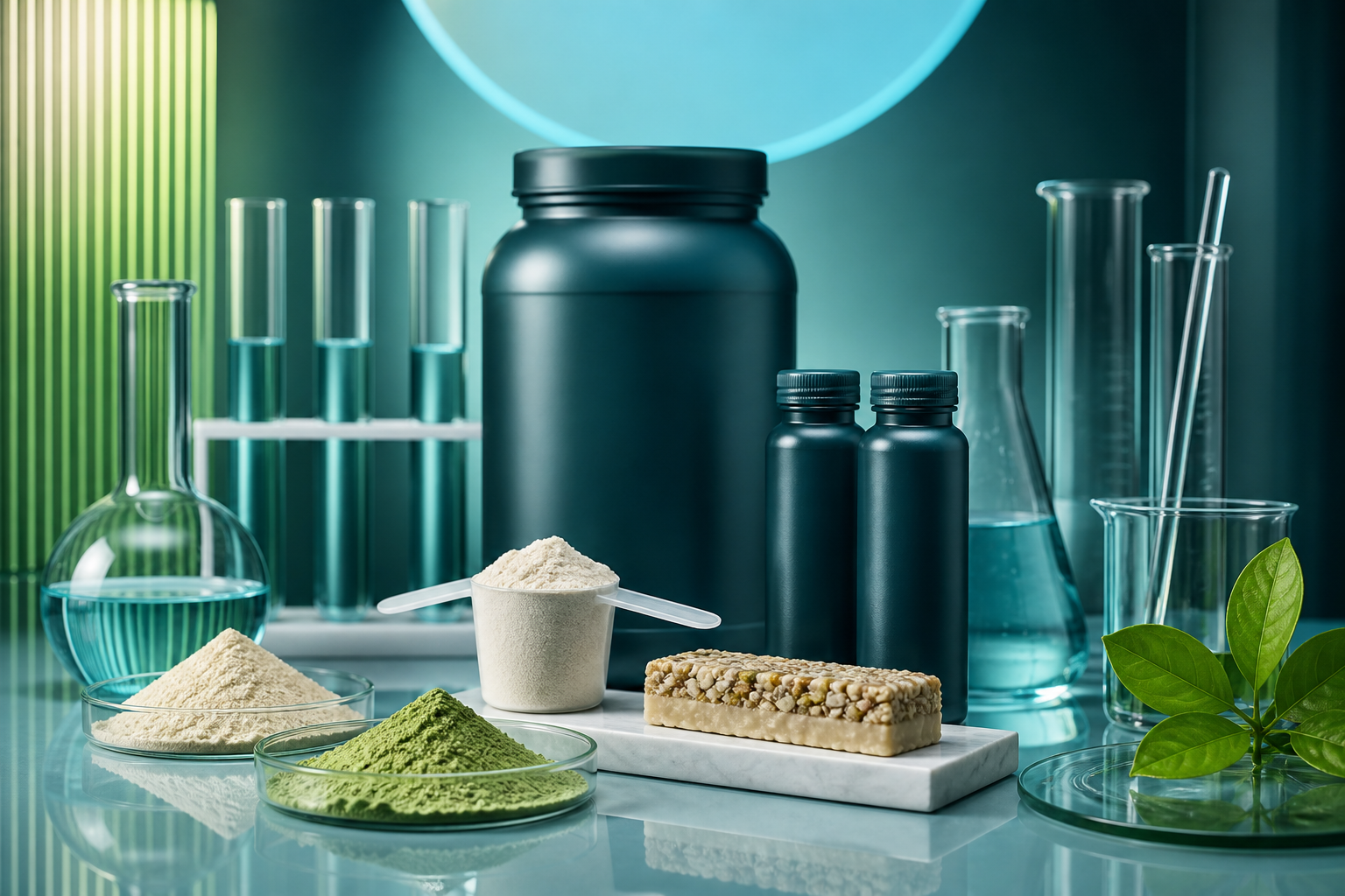 Nutraceutical powders and functional formats