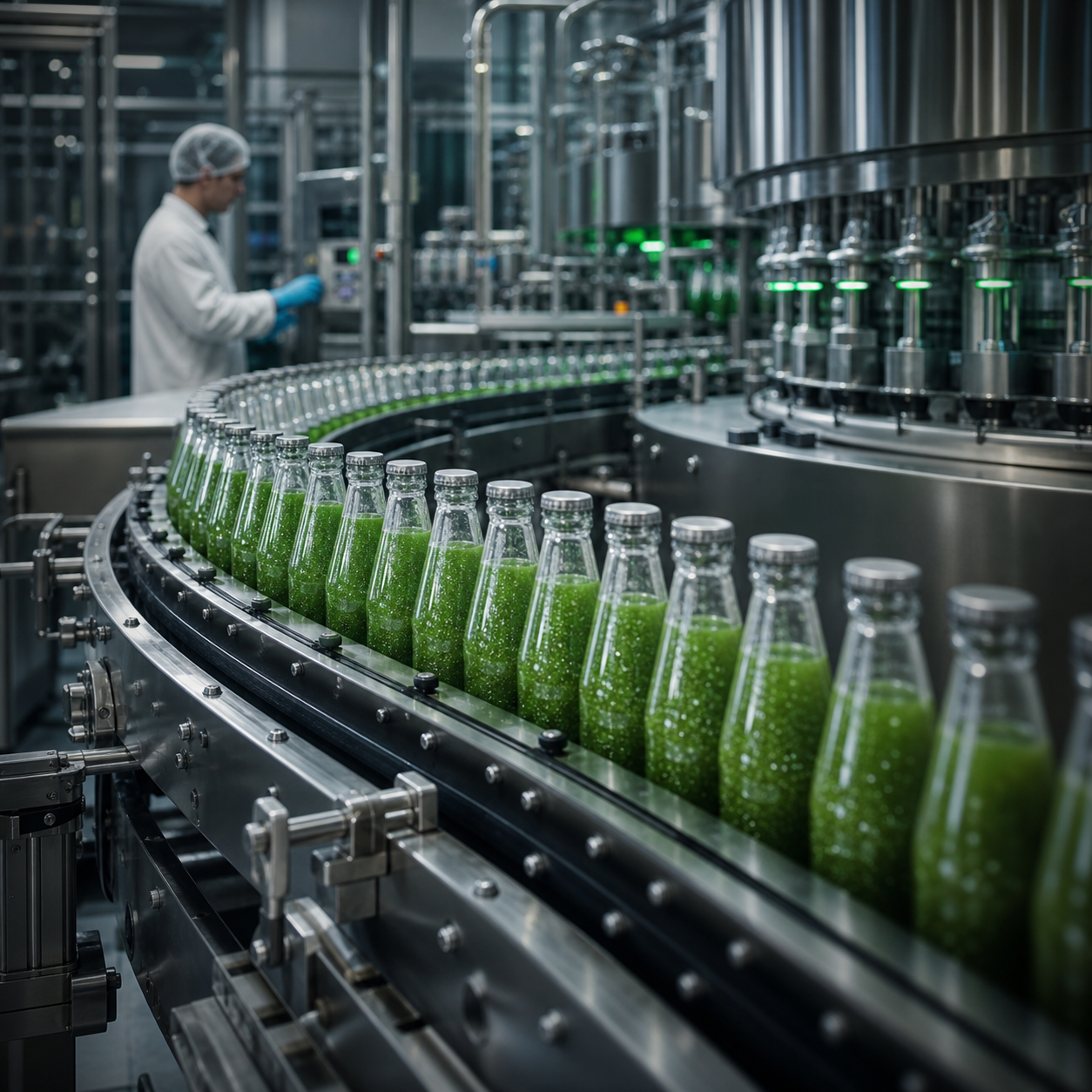 Commercial beverage production line